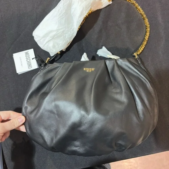 MOSCHINO
Strass Mini Lettering Shoulder Bag - Black NWT! - Picture 5 of 5